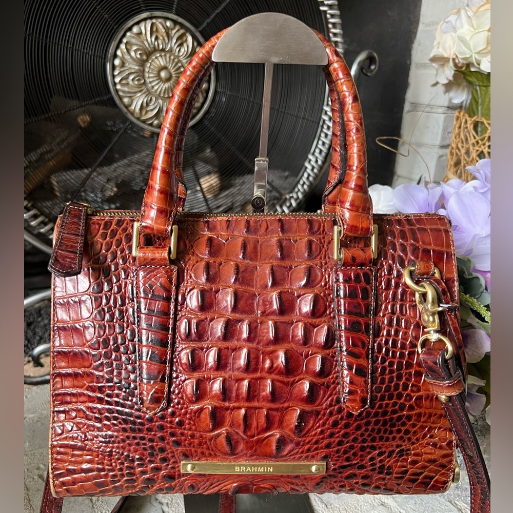 Brahmin Anywhere Convertible Handbag - Pecan Melbourne